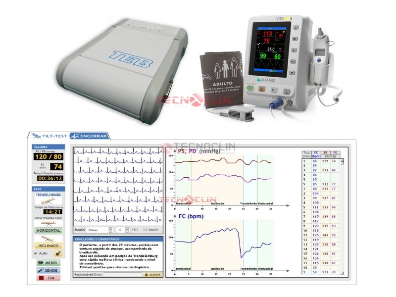 Sistema de TILT-TEST : Tecnoclin Campinas/SP