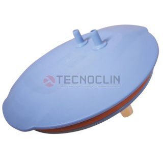 Tampa Azul com Boia para Frasco de 5 Litros Autoclavvel 134C