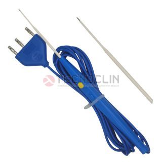 Caneta Eletrodo Microdissector com Ponta Ativa tipo Agulha Reta 52mm