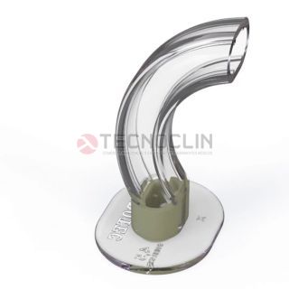 Canula de Guedel Transparente Numero 0 (4,5cm) Creme