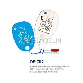 Ps para desfibrilador DEA Adulto Conector Universal