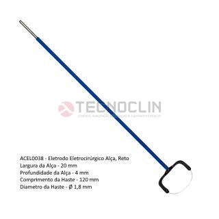 Eletrodo Ala 20mm x 4mm x 120mm