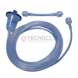 Linha de Amostragem com Water Trap TP028 para Capnografia Sidestream