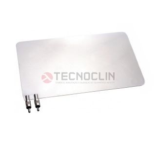 Placa de Ao Inox Tamanho Adulto 18cm X 30cm (Paciente >15kg) PP-040