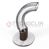 Canula de Guedel Transparente Numero 2 (6,5cm) Marrom