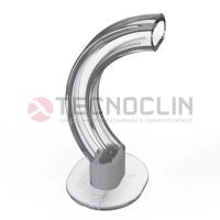 Canula de Guedel Transparente Numero 3 (7cm) Branco