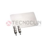 Placa de A�o Inox 80mm X 120mm PP-041
